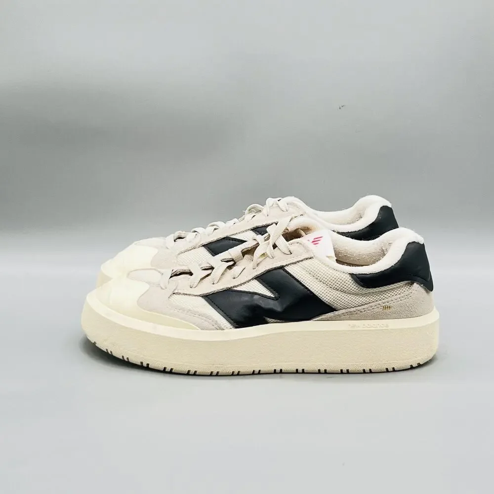 New Balance Shoes Men 8 Beige Suede CT302 Low Top Casual Walking Sneakers